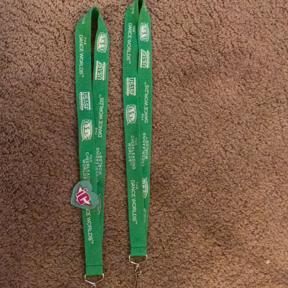 The Cheerleading Worlds USASF lanyard